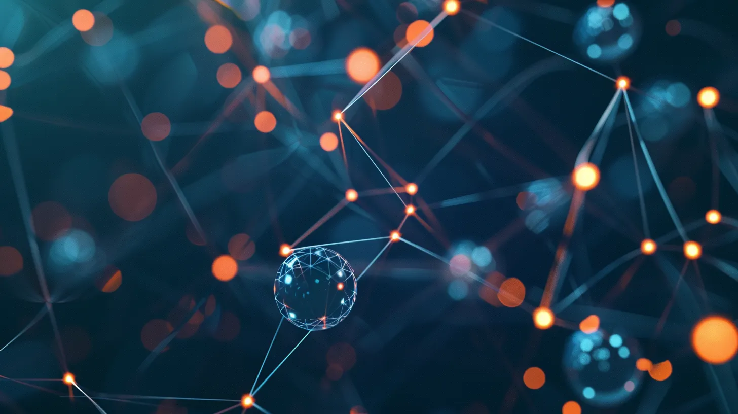 Abstract neural network technology visualization