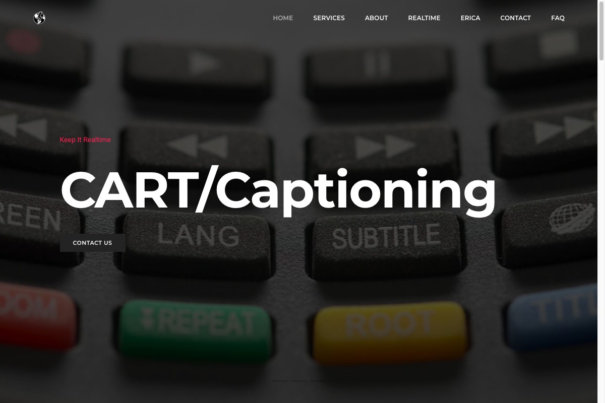 Keep It Realtime website preview