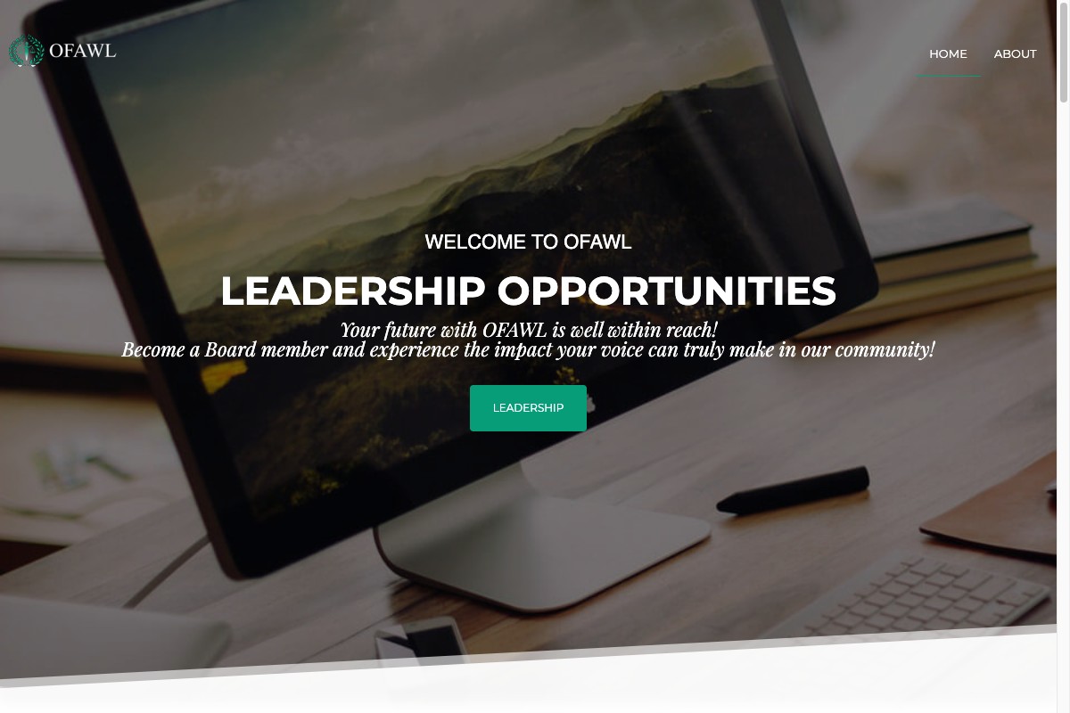 OFAWL website preview