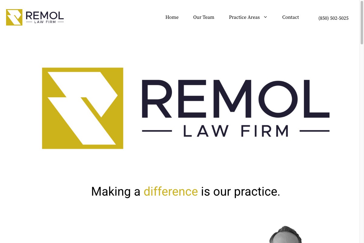 Remol Law Firm website preview